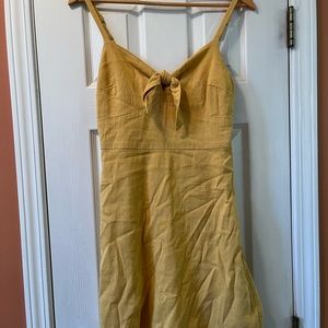 Hollister gold mini dress, sz S